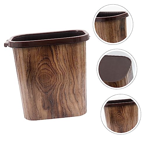 Cabilock caneca rectangular de plástico para basura miniatura 5