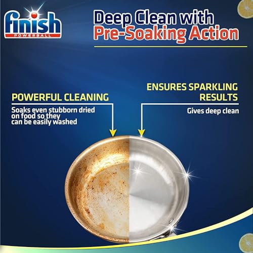 Image of Finish Dishwasher Detergent Power Powder - 1 kg Pack of 2