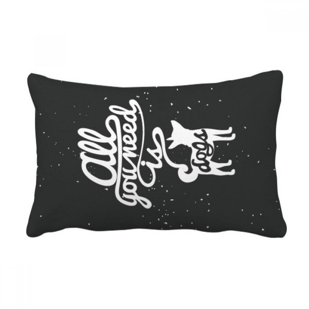 Coussin oreiller lombaire motif chien cadeau idéal décoration maison et canapé multicolore
