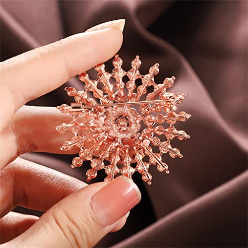 Broche rose tournesol anti-ternissement la solution pour embellir vos vêtements ternes