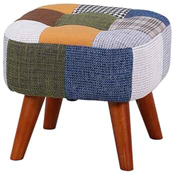 スツール パッチワーク チェアー チェア チェアー スツール イス ブルー系 Amazon.co.jp: 不二貿易 パッチワークスツール デイジー 44339