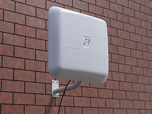 Outdoor WiFi Antenna Extender BAS-2301/2307, 15 dB gain Flat Panel Extender up to Half-Mile for 2.4/5.0 GHz routers with Detachable Antennas only