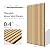 Olanglab Wood Slat Wall Panels 4 Pack, Acoustic Wall Panels, 47.24'' x 23.62" Each 3D Wall Panels for Interior Wall Decor (Warm Oak)