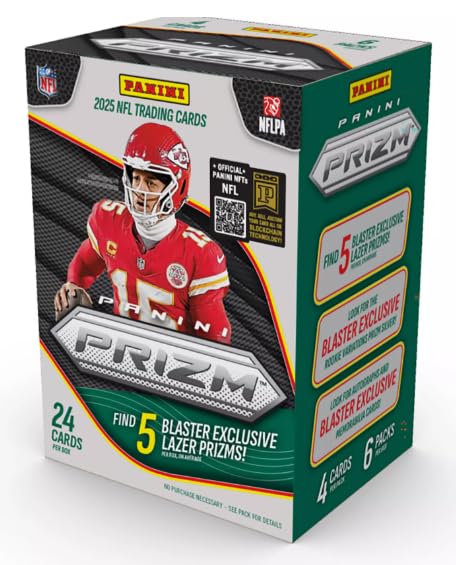 Amazon.com: 2025 Panini Prizm Football Sealed Blaster Box (5 Packs