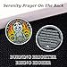 Burning Panda Skeleton Sunflower Sobriety Coin - 3 Year Sobriety Coin, Burning Brighter & Rising Higher AA Chip Medallion & NA Recovery Medallion, Milestone Token for Men & Women in Recovery