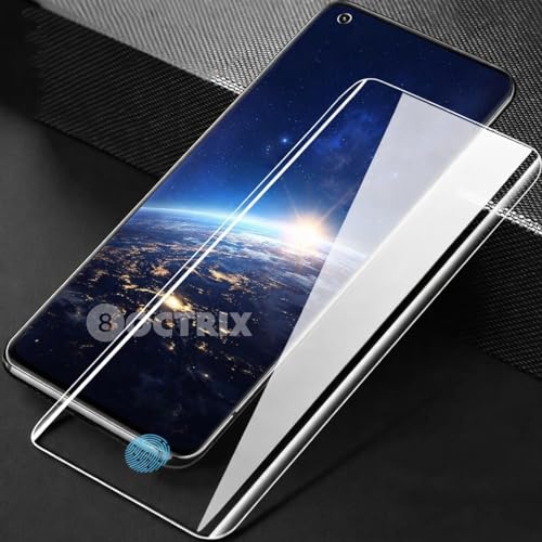 Image of Premium Curved UV Tempered Glass Screen Protector for Poco M8 5G | Transparent | Pack of 2 | Full Screen Coverage with UV Installation Kit