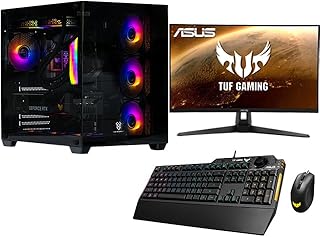 Veno Scorp Gaming PC 27" 165Hz 1MS Bundle Intel Core i7 13700KF ASUS RTX 4090 24GB GPU • Corsair 32GB 5600MHz DDR5 • 2TB NVMe • 1000W PSU GOLD • Nemesis Case & Liquid Cooling • WIFI • Windows 11