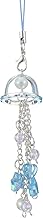TIESOME Jellyfish Phone Charm, Kawaii Aesthetic Beaded Strap Accessory Cute Charm Straps with Star Heart Cell Phone Pendants for Bag, Keychain, Camera Decor