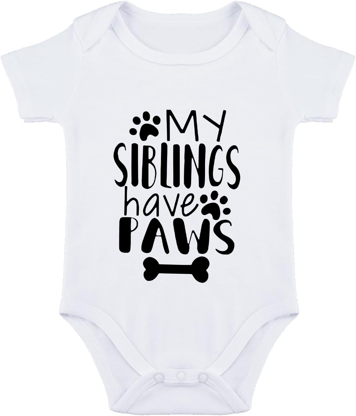 My Siblings Have Paws Baby Bodysuit I Love My Siblings Baby Bodysuits Babies Paws Clothes Unisex
