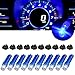 cciyu T5 17 57 37 73 74 Blue Instrument Cluster Panel Gauge Dash LED Bulb light w/Twist Sockets,10 Pack