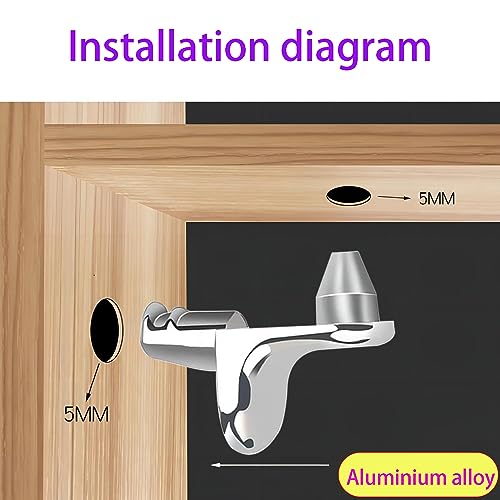Qrity 12 Pcs Shelf Support Pegs Pin Bracket, L-Shaped Support Shelf Bracket Pegs - Image 4
