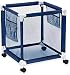 Modern Blue Pool Storage Bin - Standard | Perfect Contemporary Nylon Mesh Basket Organizer For Your Goggles, Beach Balls, Floats, Swim Toys and Accessories | Air Dry Items Quickly & Easily Roll The Mesh Storage Bin To Your Home Garage or Shed