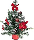 Este árbol de Navidad de mesa es la manera perfecta de llevar alegría navideña a su hogar durante la temporada navideña.
