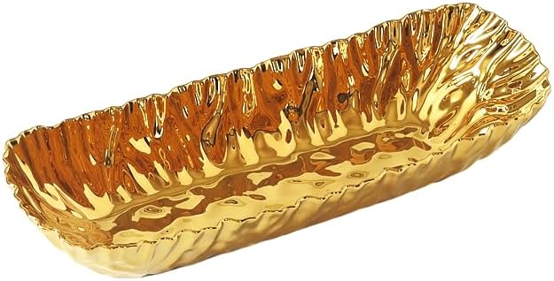 Pampa Bay Mascali Deep Rectangular Server (Gold)