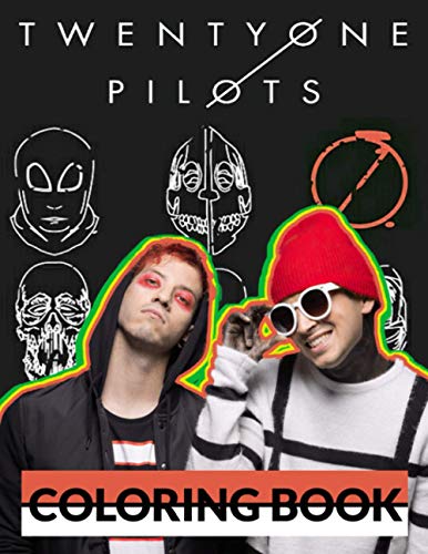 Twenty One Pilots Coloring Book: Exclusive Coloring Book About Twenty One Pilots For All Children And Adults Relaxing And Entertaining