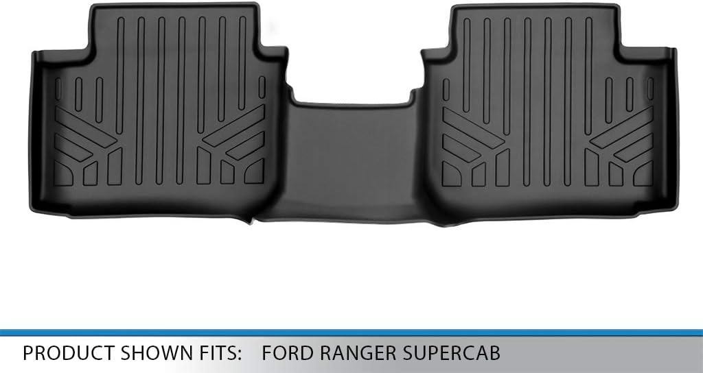 MAXLINER Fit Floor Mats 2nd Row Liner Compatible 2019-2023 Ford Ranger