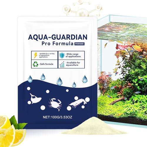 アクアリウム クリーニング パウダー | ナチュラル インスタント 100g ディープ クリーニング | アクアリウム 藻除去剤 水質調整剤 - 不純物除去 コンディショニング アクアスケーパー ホビイスト ケア メンテナンス 用