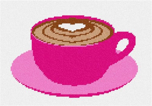 Pepita Needlepoint kit: Love Coffee, 10