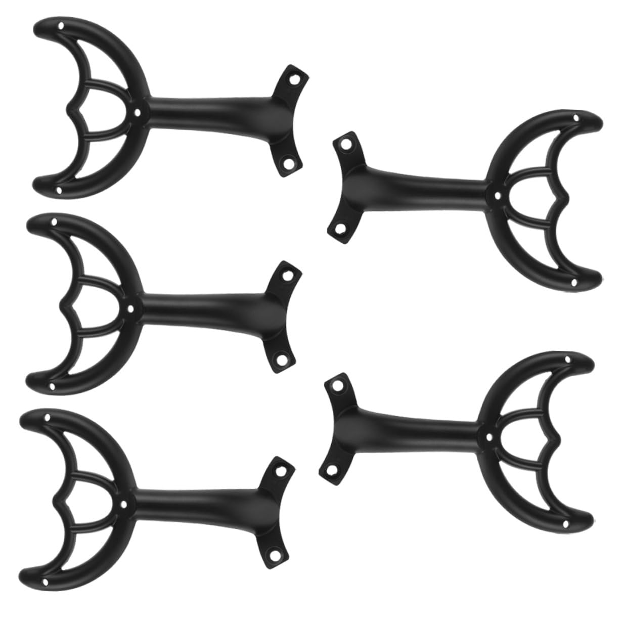 Bras de support pour ventilateur de plafond en métal noir durable