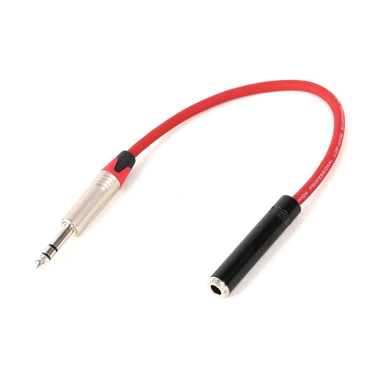 kabel audio instrumentu muzycznego 1 Szt. 6,35 Męski Na Żeński Przedłużacz Zbalansowany, Kolorowy 1/4-calowy Męski Na Żeński Adapter Jack Do Gitary(Red,15m)