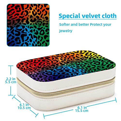 Boîte à bijoux de voyage léopard pour ranger vos colliers - 5