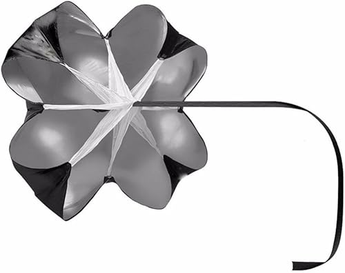 Miniatura 2 de EastyGold Paracaídas de resistencia al canal de velocidad de correr de 56 pulgadas paraguas Powerchute de entrenamiento Sprint Power Soccer Trainer