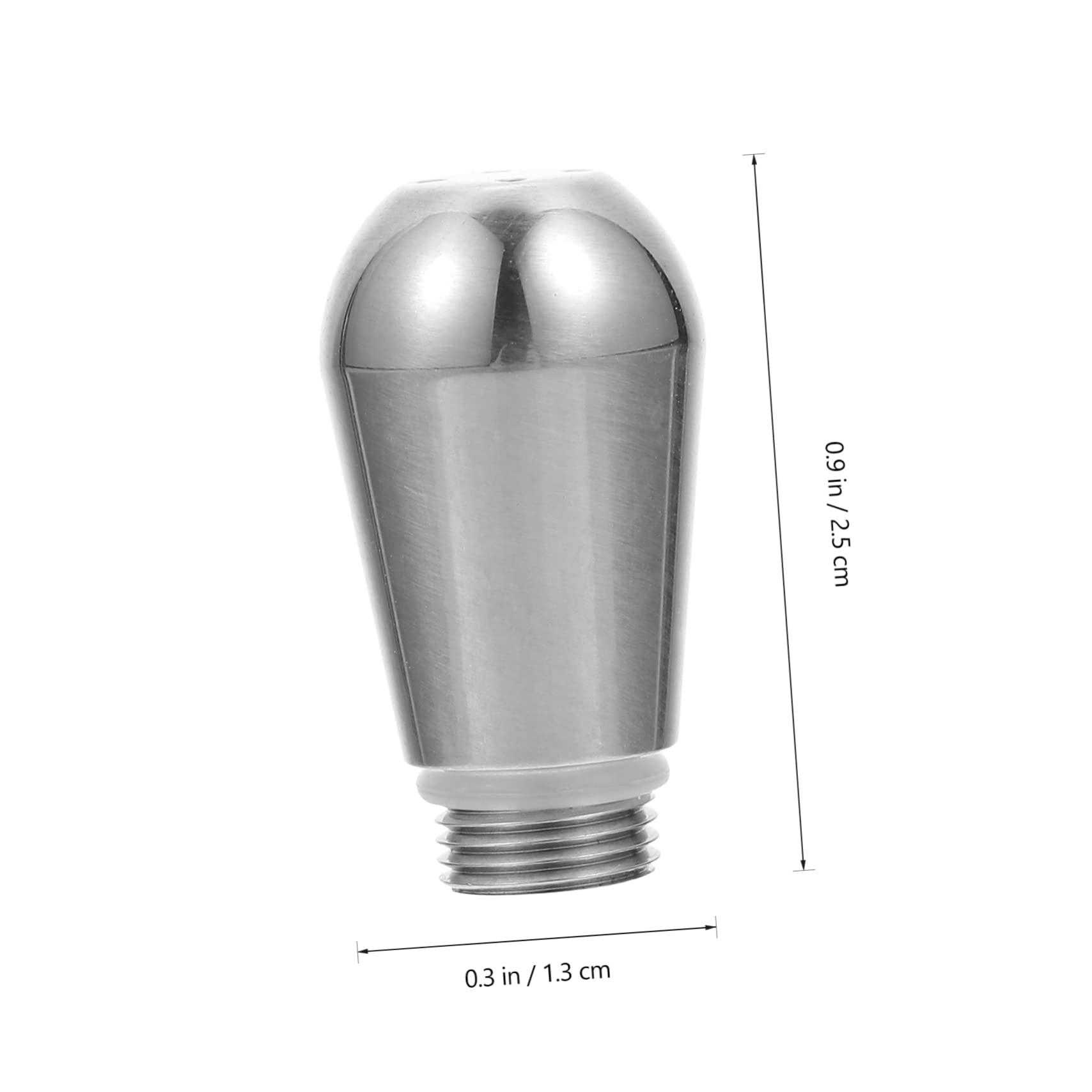 Cabilock Metal 3 Piezas boquilla de vapor cafetera metalica caños de cafetera de acero inoxidable espuma leche maquina de cafe salida de la máquina de café accesorio para cafetera