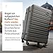 Travely Polycarbonat Koffer Groß 87cm XXL - 150L Innenvolumen, sehr robuster Hartschalenkoffer mit sanften Rollen & TSA Schloss, Reisekoffer, Handgepäck Koffer, Reisekoffer mit Rollen