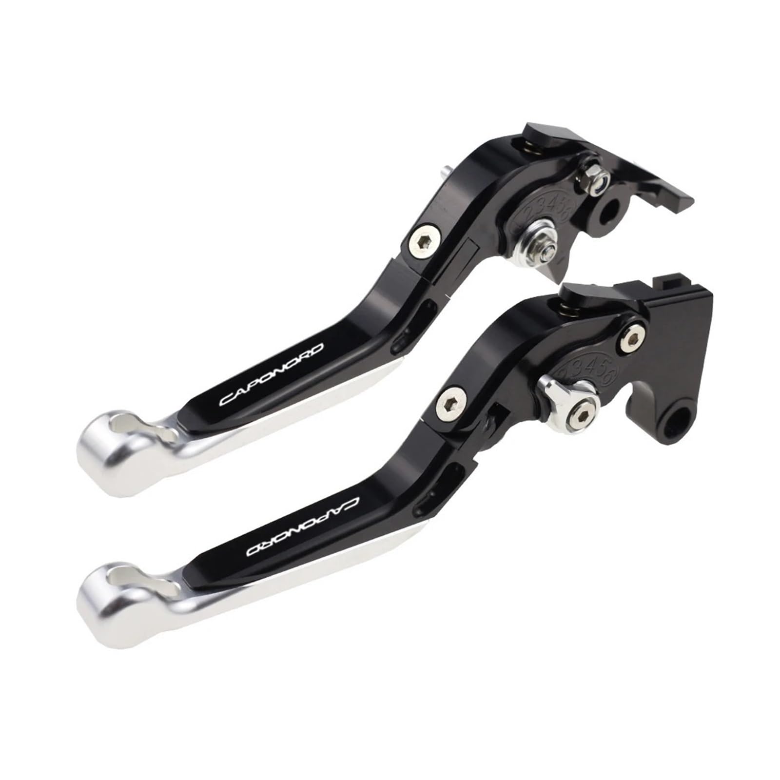 Yxbswbjd 55 Aluminum Alloy Folding Brake Lever For Caponord1200 Motorcycle Folding Extendable Brake Clutch Levers(55)