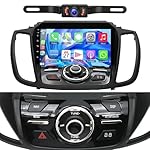 4G64G-9-Android-13-Car-Stereo-Radio-for-Ford-Escape-2013-2014-2015-2016-2017-2018-2019-HD-Touch-Double-Din-Car-Radio-with-Wireless-carplay-Wired-Android-Auto-WiFi-GPS-Navigation-AHD-Camera