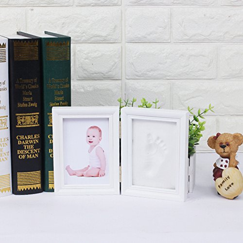 Uni-k nouveau-né Pieds d'empreintes digitales de Deluxe Kit de cadre photo mural