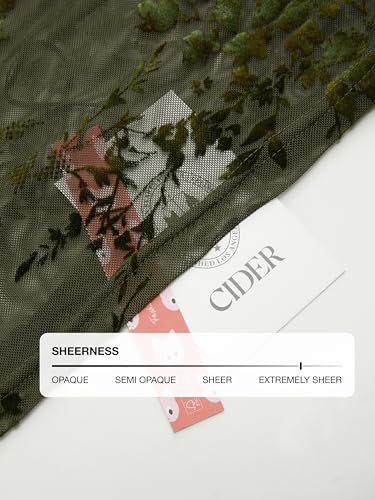 CIDER Womens Floral Mesh Maxi Dress Long Sleeve Fall Fashion Formal Bodycon Cocktail Vintage Wedding Guest Dresses2