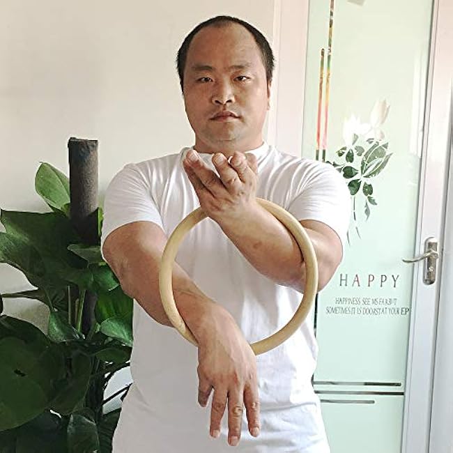 Training Ring for Wing Chun Kung Fu Sticky Hand Strength Physical Exercise Ring for Tai Chi Martial Arts
