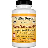 Healthy Origins Mega Natural BP-Grape Seed Extract Multi Vitamins, 150 Mg, 60 Count(Package May Vary)