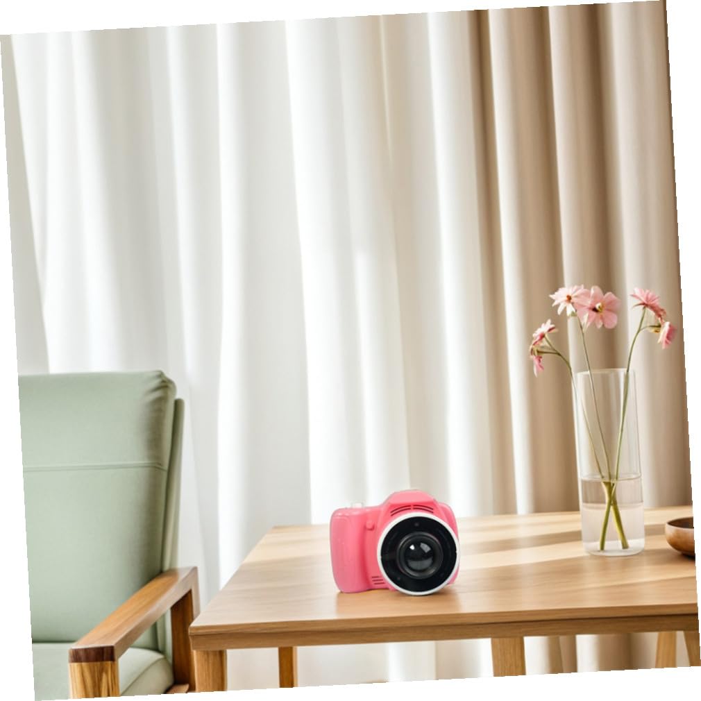 TOYANDONA Cámara Infantil con Proyector: Cámara de Vídeo de Plástico con Grabación de Música - Incluye Cable USB, Tarjeta de Memoria Y Correa Niños Y Niñas para Viajes, Acampadas