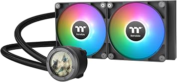 Thermaltake TH240 V2 Ultra ARGB Sync/AlO Liquid Cooler/ARGB Fan 120 * 3/PWM 5001500rpm/Water Block 2.1" LCD/Black