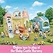 Calico Critters Nursery Friends Set - Collectible Doll Playset with 3 Poseable Figures, Outfits, and School Accessories!