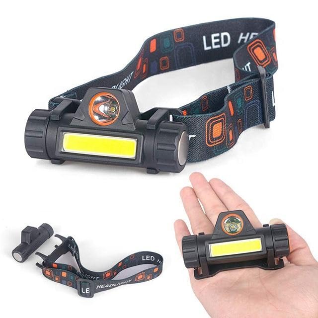 LED Headlamp USB Rechargeable, Waterproof Headlight Flashlight Lightweight, Weatherproof Adjustable,...