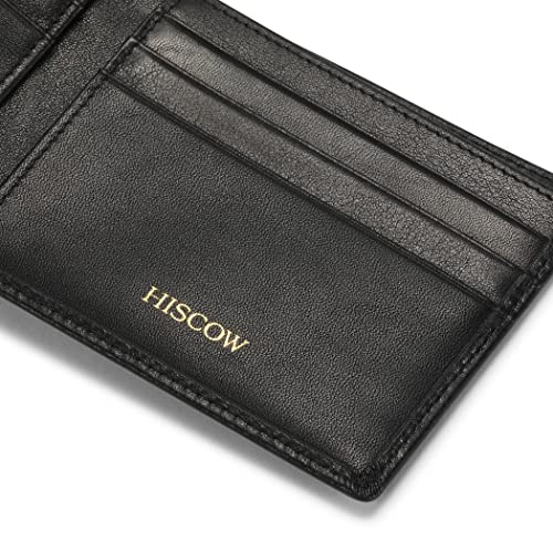 Image of HISCOW Business Card Holder with Large Compartment - Full Grain Leather