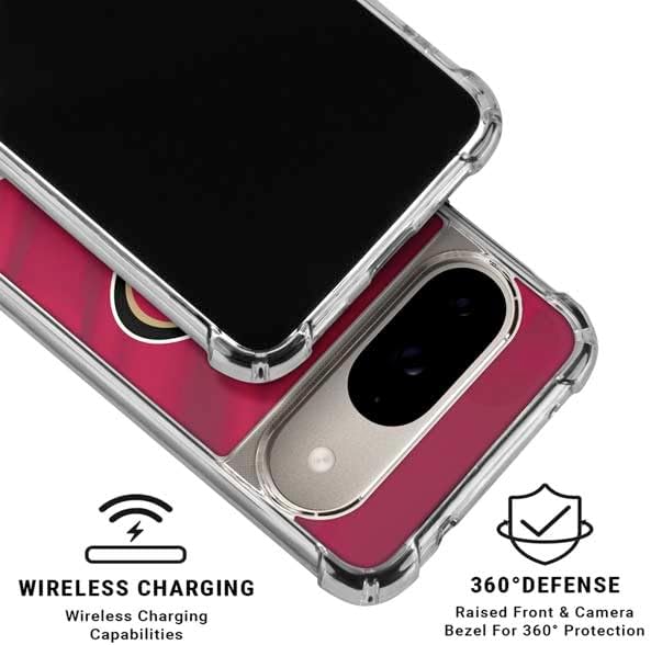 Skinit Clear Phone Case Compatible with Google Pixel 10 - Officially Licensed NFL San Francisco 49ers Design