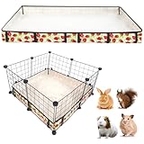JOGEPEYO Guinea Pig Cage Liner，Washable Waterproof Oxford Cloth Cage Liners for Small Animals,Hamster Chinchilla Hedgehog Rabbit and Other Small Animals Not Include Cage(24x24 inches)