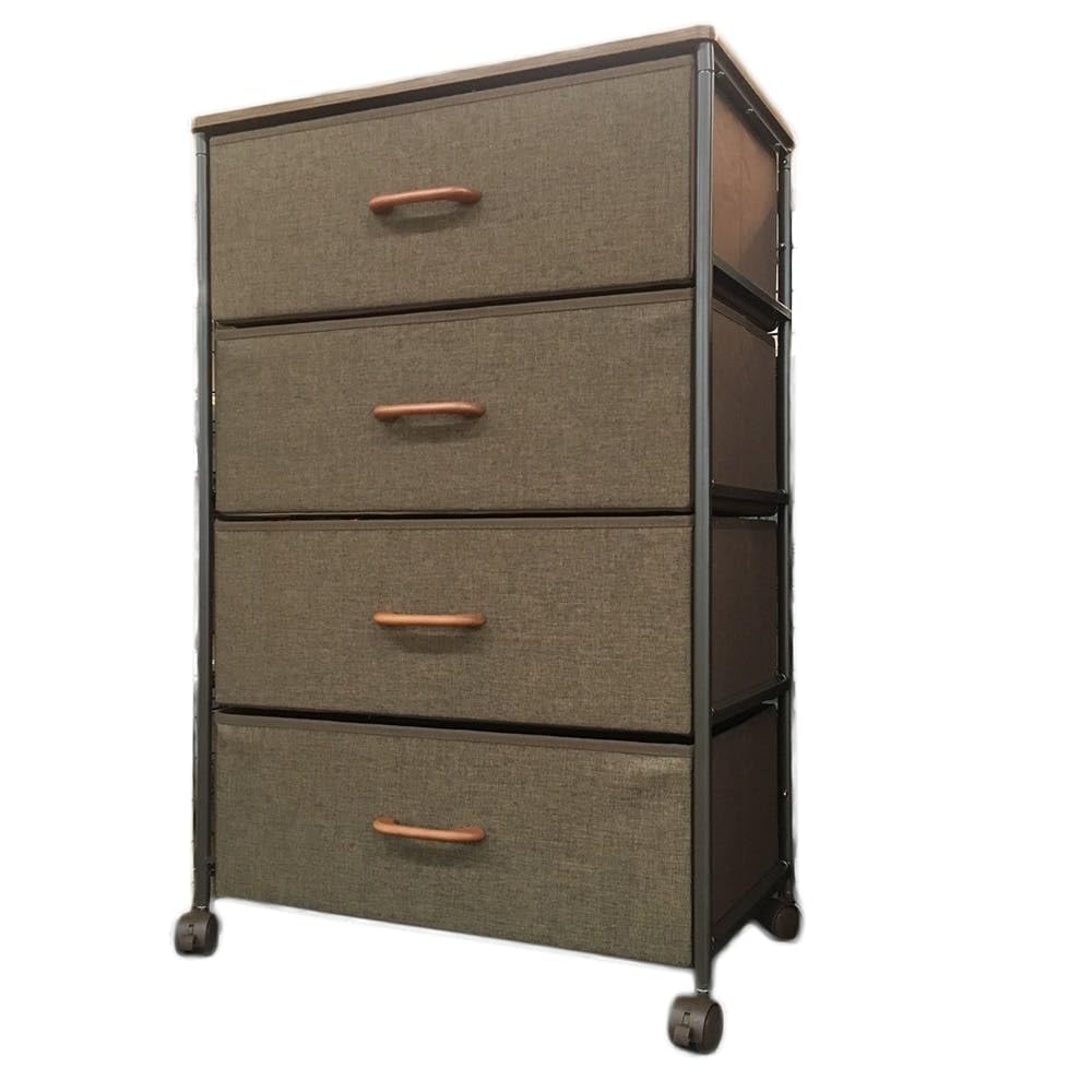 Amazon｜カインズ(CAINZ) 組立簡単ファブリックチェスト60 ワイド 4段