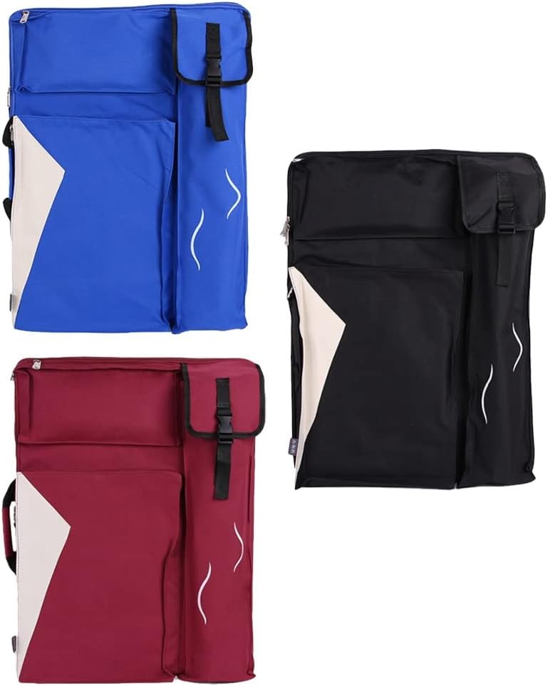 Portable Painting Easel Board Carrying Sketchpad Bag Artist Portfolio Bags Backpack Drawing(D)