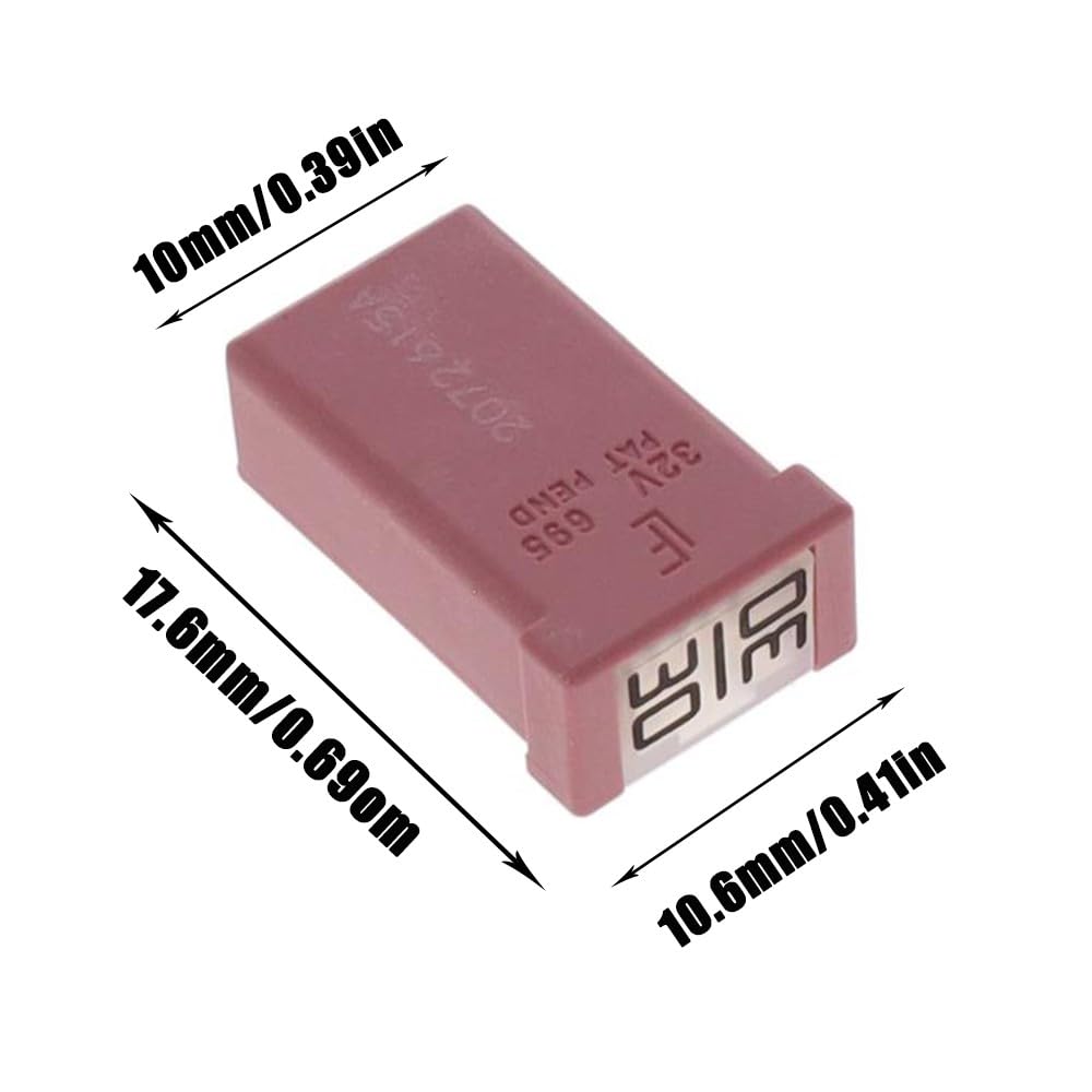 10 sztuk mini bezpieczników kartridżowych 30 A 32 V w kształcie MCASE