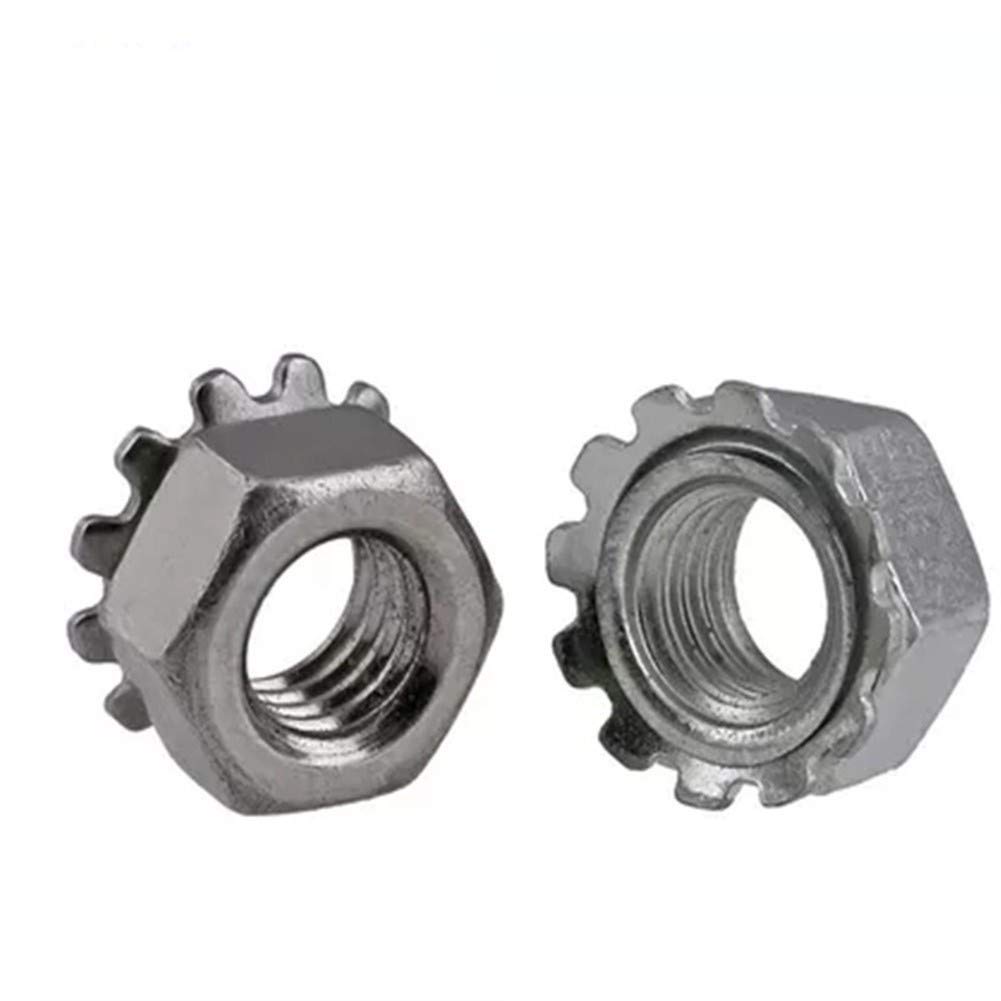 Útil 500pcs / Lot 8-32 Acero Inoxidable Kep K Tuerca