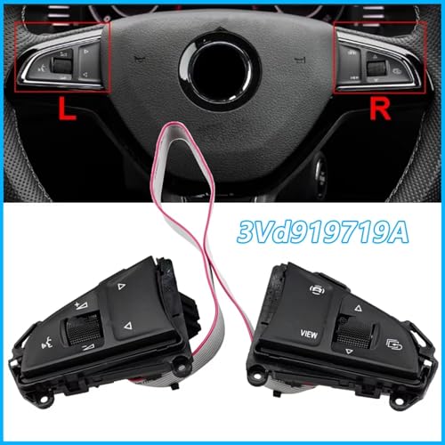 Bouton commande volant pour Skoda Octavia 3 et Fabia