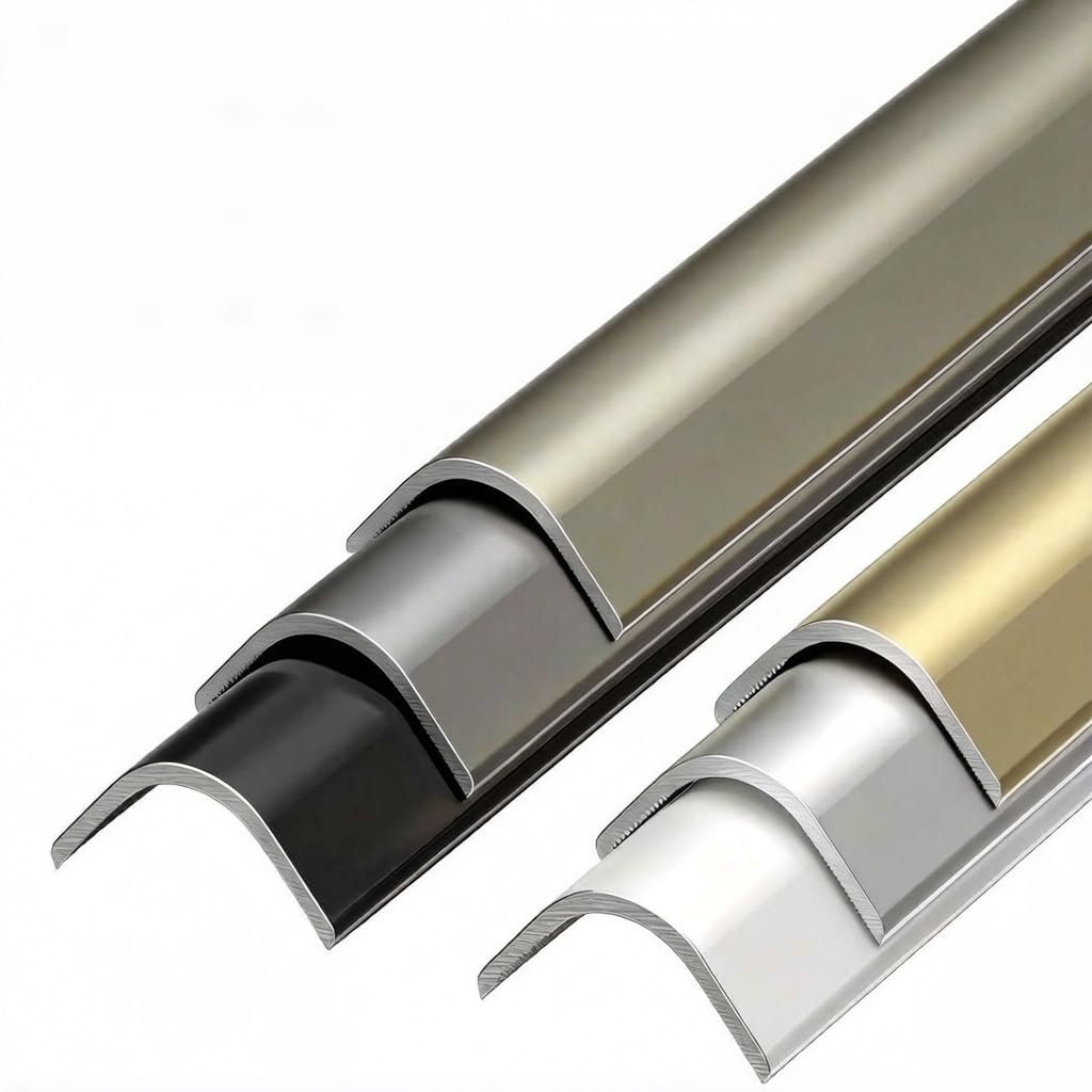 Cantonera de metal para pared con ángulo de 82 grados y protector de esquinas liso