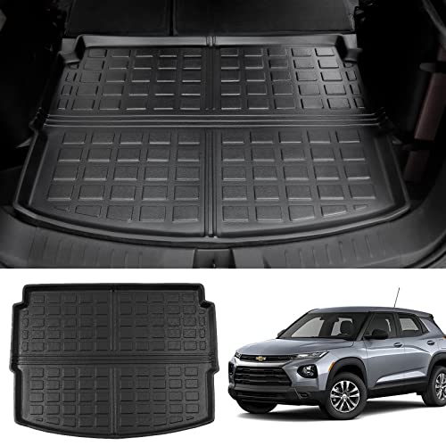 Powoq Fit 2021-2023 Chevrolet Trailblazer Trunk Mat Tpe Material Rear Cargo Liner (Only For Upper Deck) For 2021 2022 2023 Chevrolet Trailblazer Accessories (Trunk Mat) #TOP10