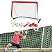 Lljsszr Kids Soccer Goals, Portable Soccer Nets, Soccer Target Net, Training Soccer Goal for Playground Garden Toys, 1 Net Red