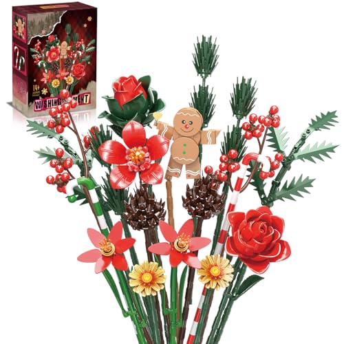 Mavo brix Weihnachtsblumenstrauß Bauspielzeugsets, Weihnachts Blumen...